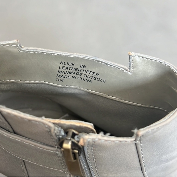 Steven by Steve Madden Klick booties genuine leather Gray - Picture 8 of 8
